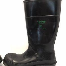 Rain Boots Men's Size 12 Lacrosse SA Safety Boots Black