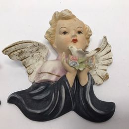 Christmas Set 2 Antique Lamour China Cherub Christmas Angels Stunning Ornaments On A Christmas Tree