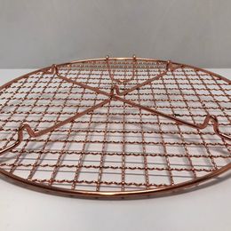 Cottage Copper Baking Rack Large 12 inch Round Cake With Hanging Hook As New