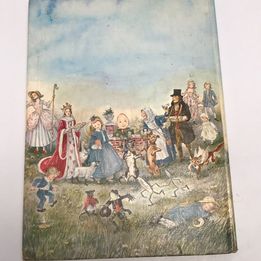 Grandma's 1954 Children's Book Marguerite De Angeli's Book Of Nursery and Mother Goose Rhymes RARE