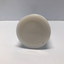 Cottage Antique Vintage Large Milk Glass Salt / Sugar Shaker 5.5" Silver Plated Excellent