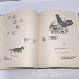 Grandma's 1954 Children's Book Marguerite De Angeli's Book Of Nursery and Mother Goose Rhymes RARE