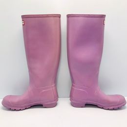 Rain Ladies Hunter Rain Boots Size USA 8.5 Lilac