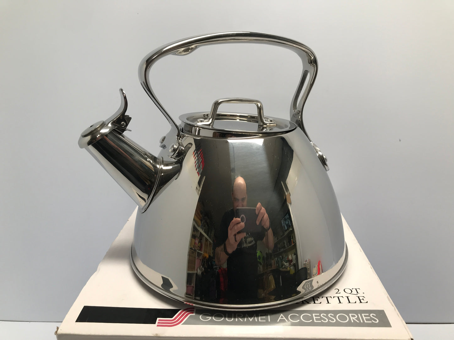 All-Clad Tea Pot Kettle New In Box 2 Quarts