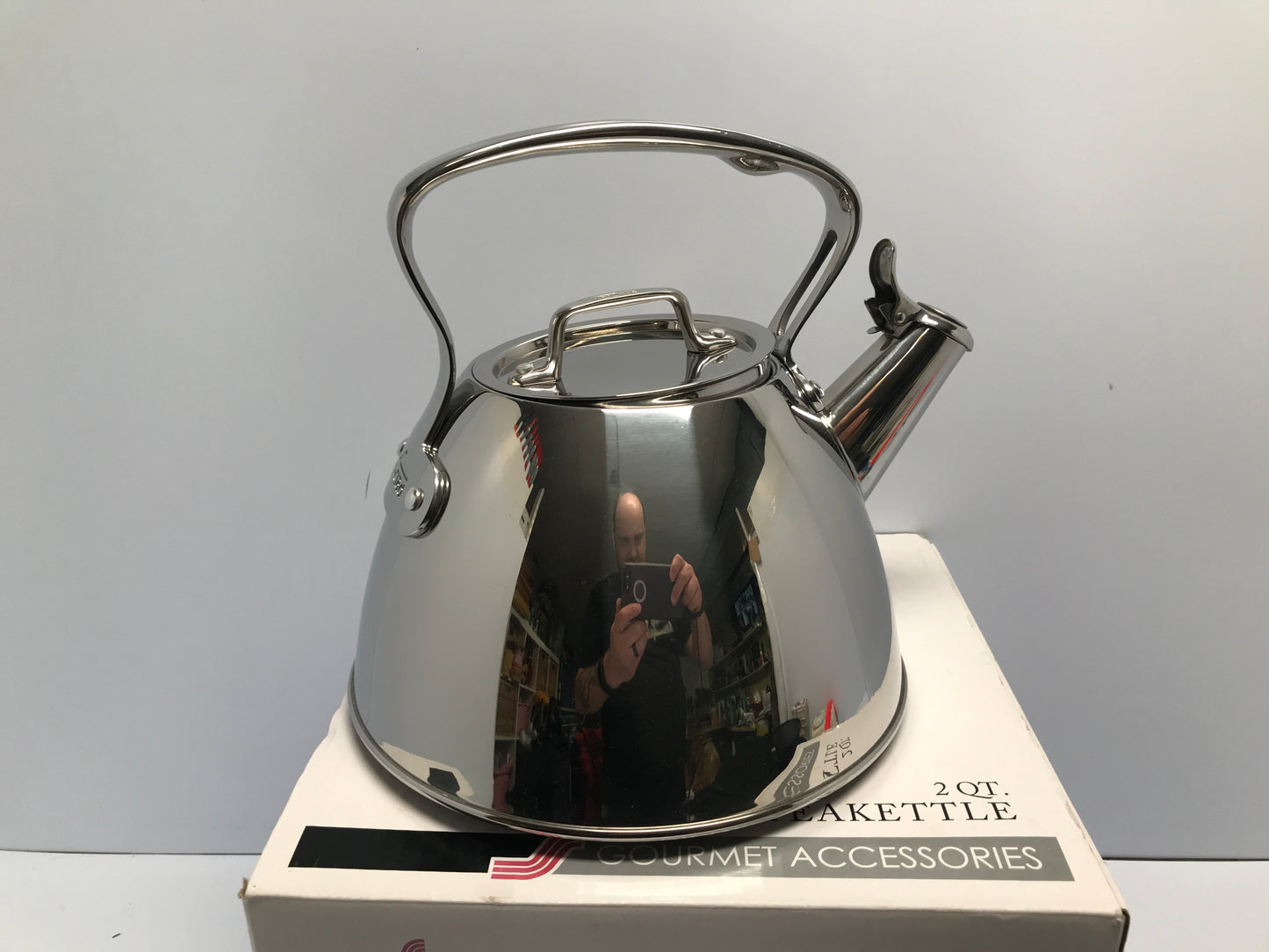 All-Clad Tea Pot Kettle New In Box 2 Quarts