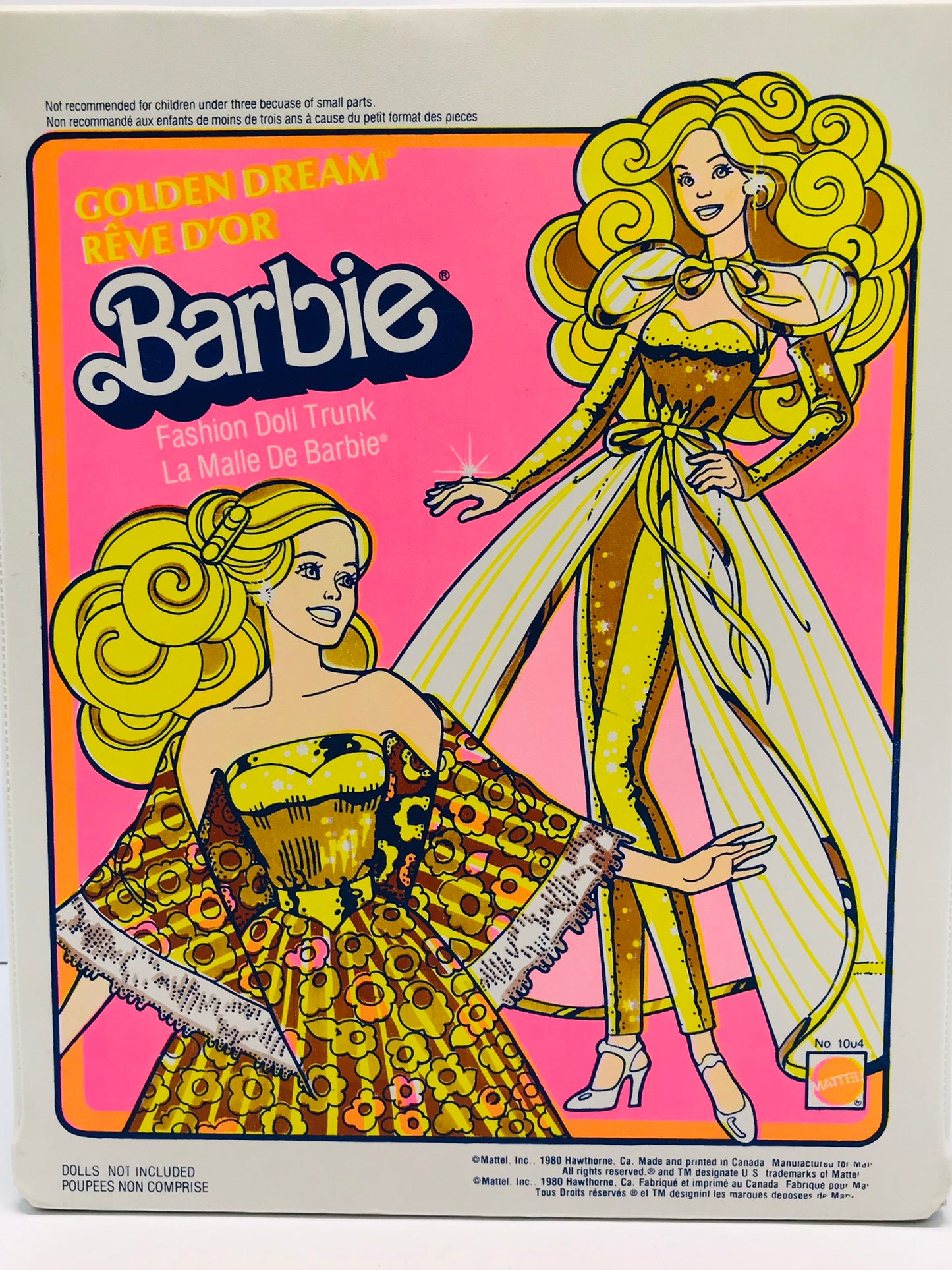 Barbie Golden Dream Superstar Forever Case 1980 Excellent