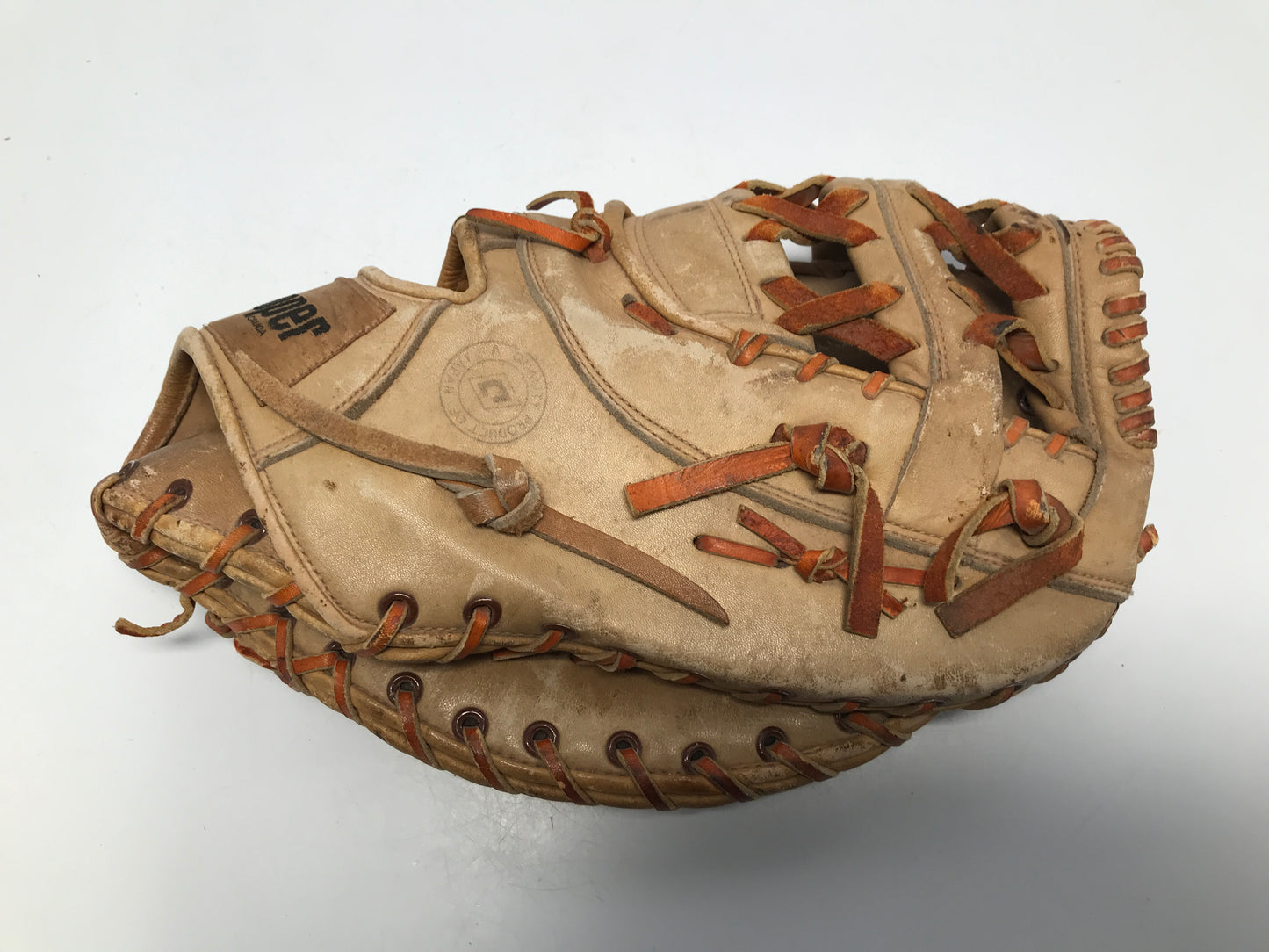 Baseball Back Catchers Glove 12in Cooper Leather Fits On Left Hand