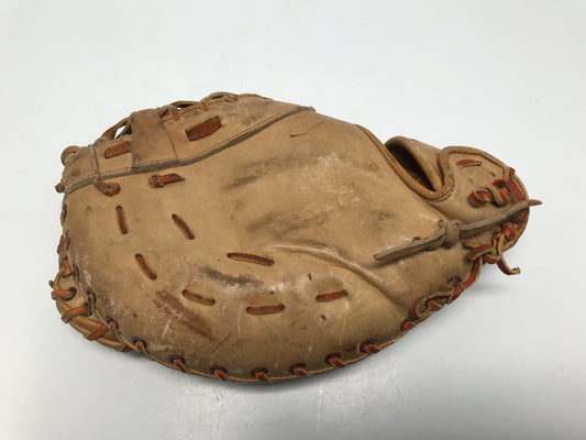 Baseball Back Catchers Glove 12in Cooper Leather Fits On Left Hand