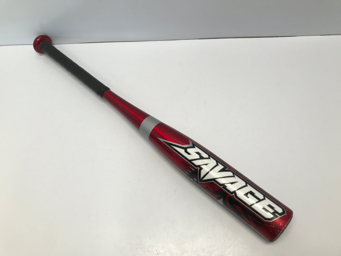 Baseball Bat 24 inch 12 oz Rawlings Savage Black Red