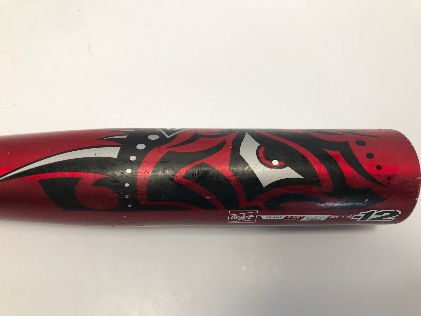 Baseball Bat 24 inch 12 oz Rawlings Savage Black Red