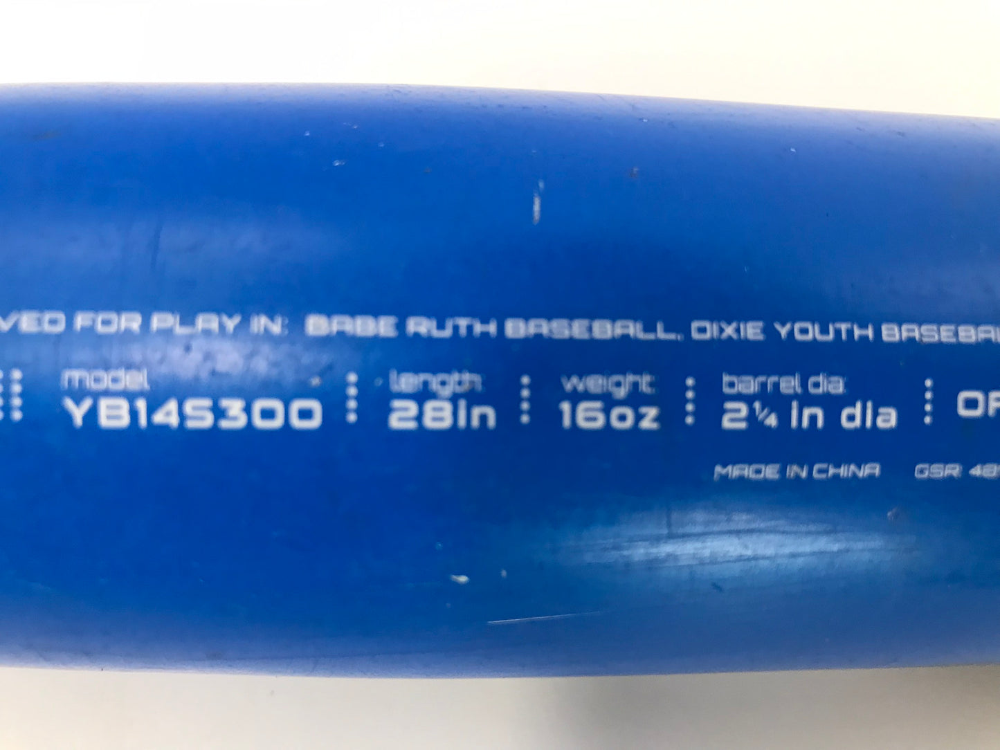 Baseball Bat 28 Inches Easton S 50 1603 Black Blue Excellent