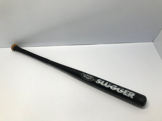 Baseball Bat 34in Wood Louisville Slugger Softball Black