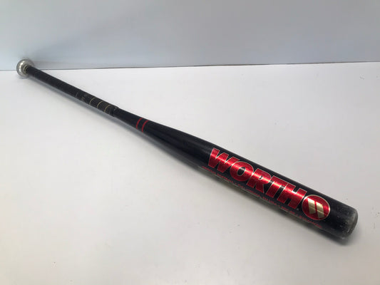 Baseball Bat 34 inch 32 oz Softball Worth Powercell Black Red Gold Excellent