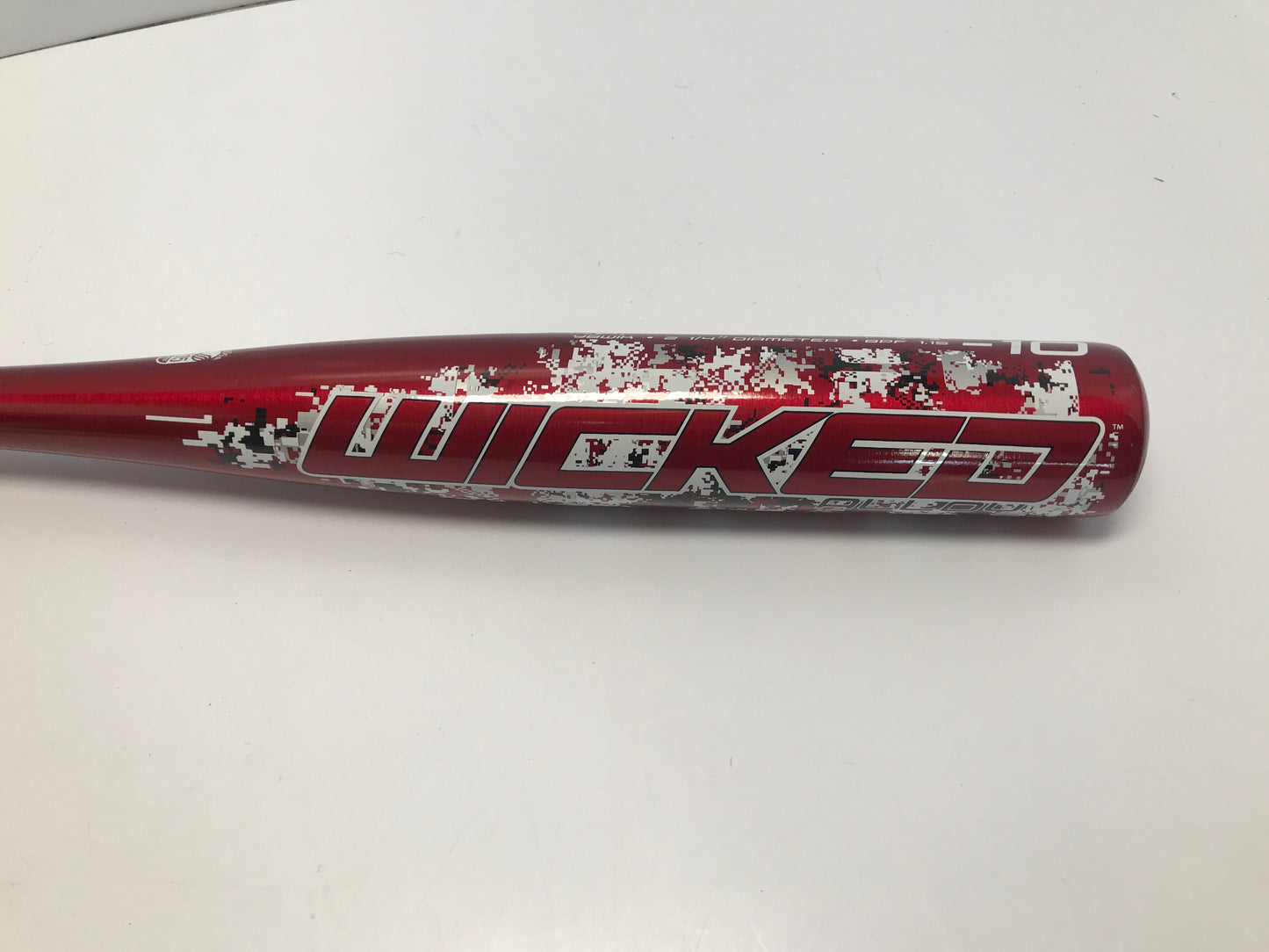 Baseball Bat Rawlings Wicked 30in 20 03 USSA Red Excellent