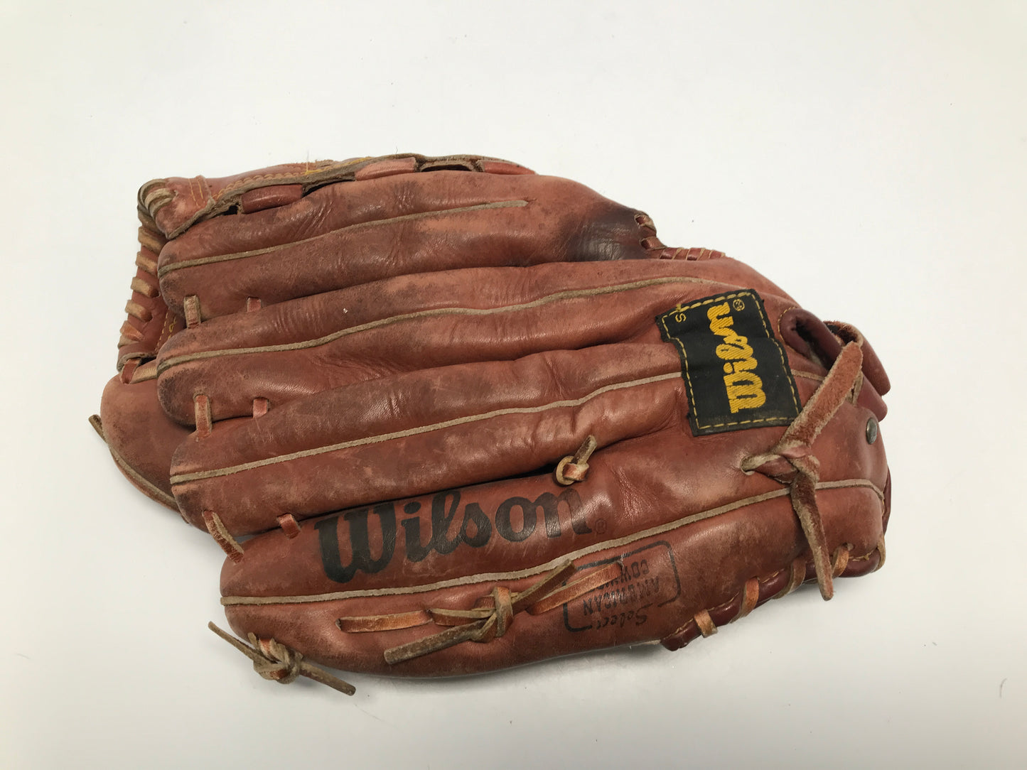 Baseball Glove 13 inch Wilson Brown Leather Fits Left Hand