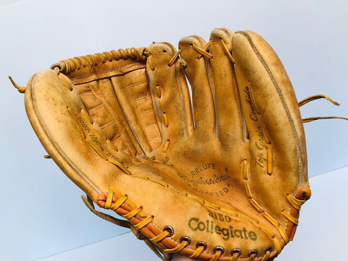 Baseball Glove Adult Size 12 inch Leather Fits Left Hand
