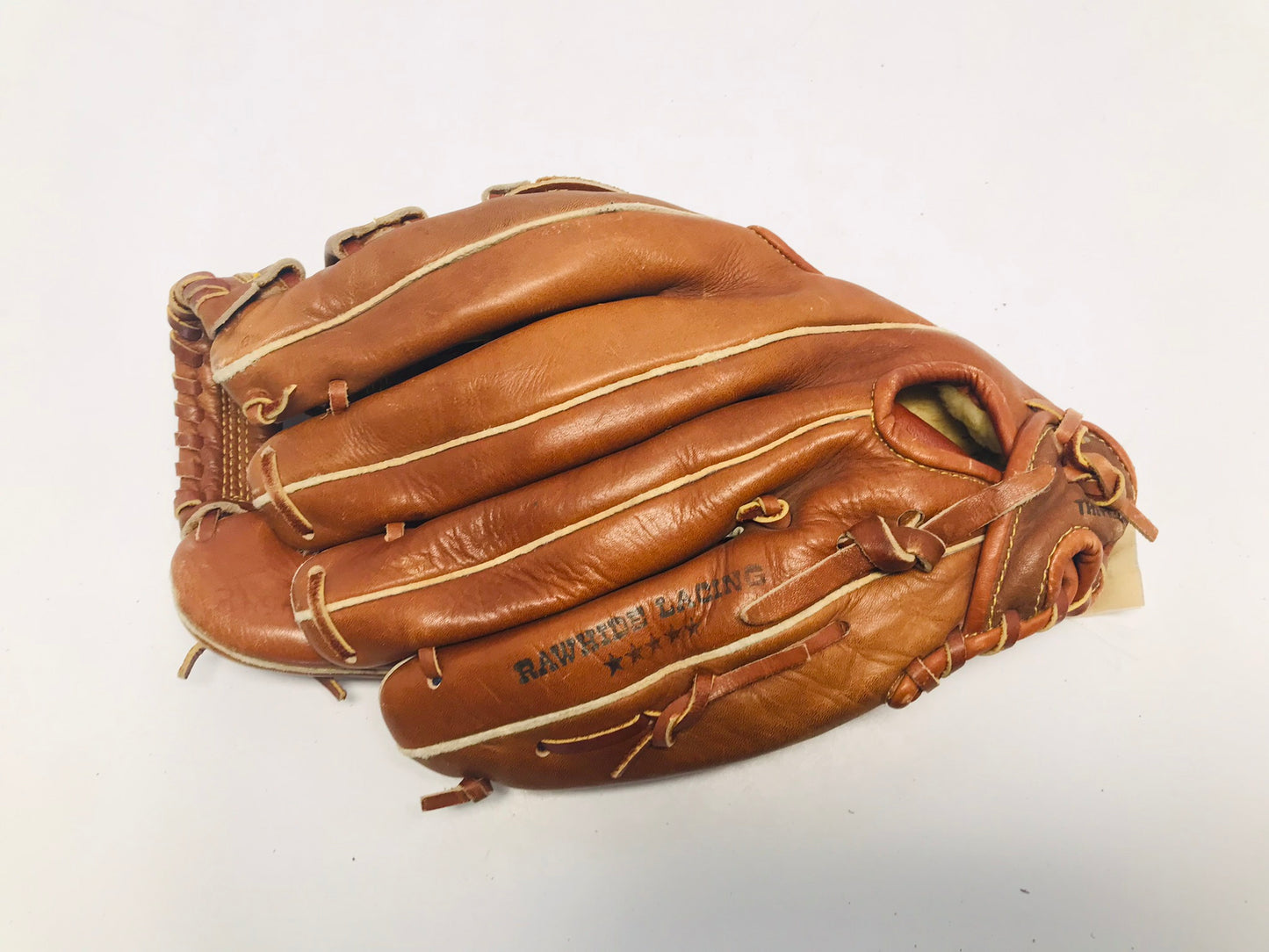 Baseball Glove Adult Size 13 inch Louisville Slugger Big Daddy Brown Leather Fits Left Hand Excellent Quality