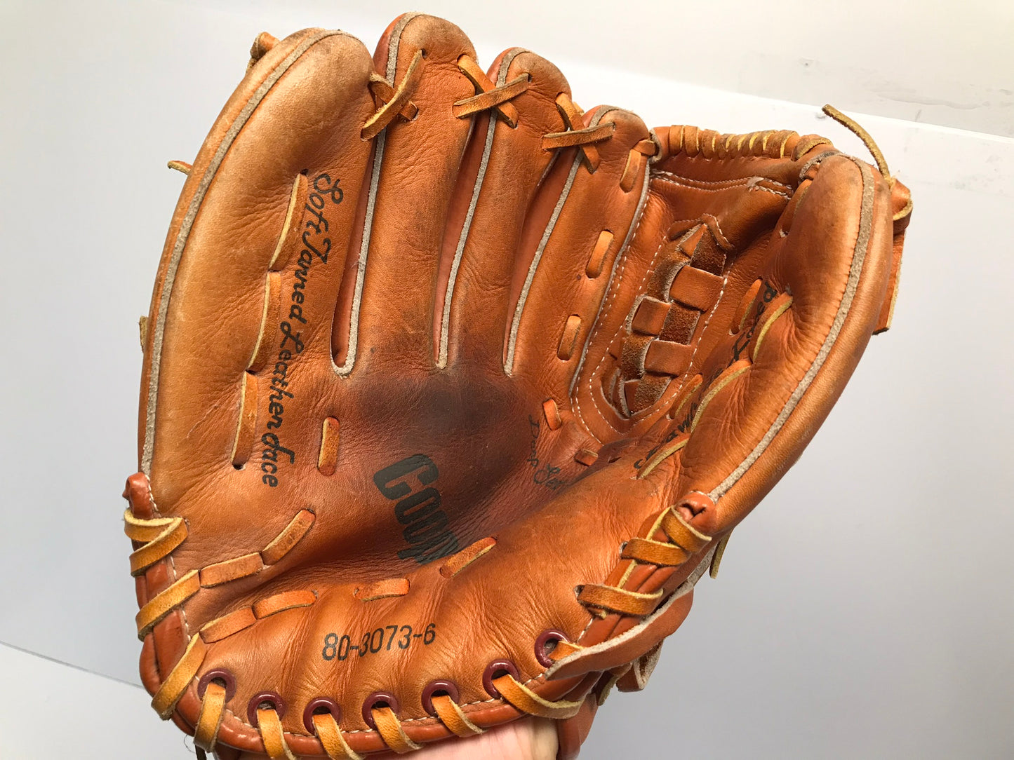 Baseball Glove Child Size 11 Inch Cooper Leather Fits On Right Hand
