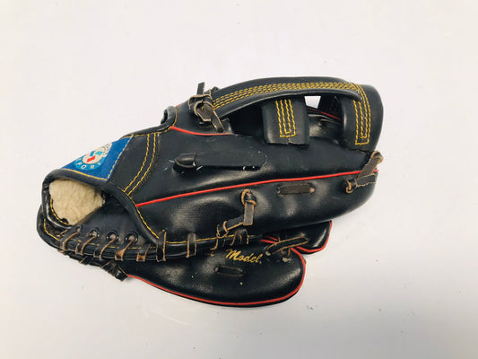 Baseball Glove Child Size 9 inch Black Fits Left Hand