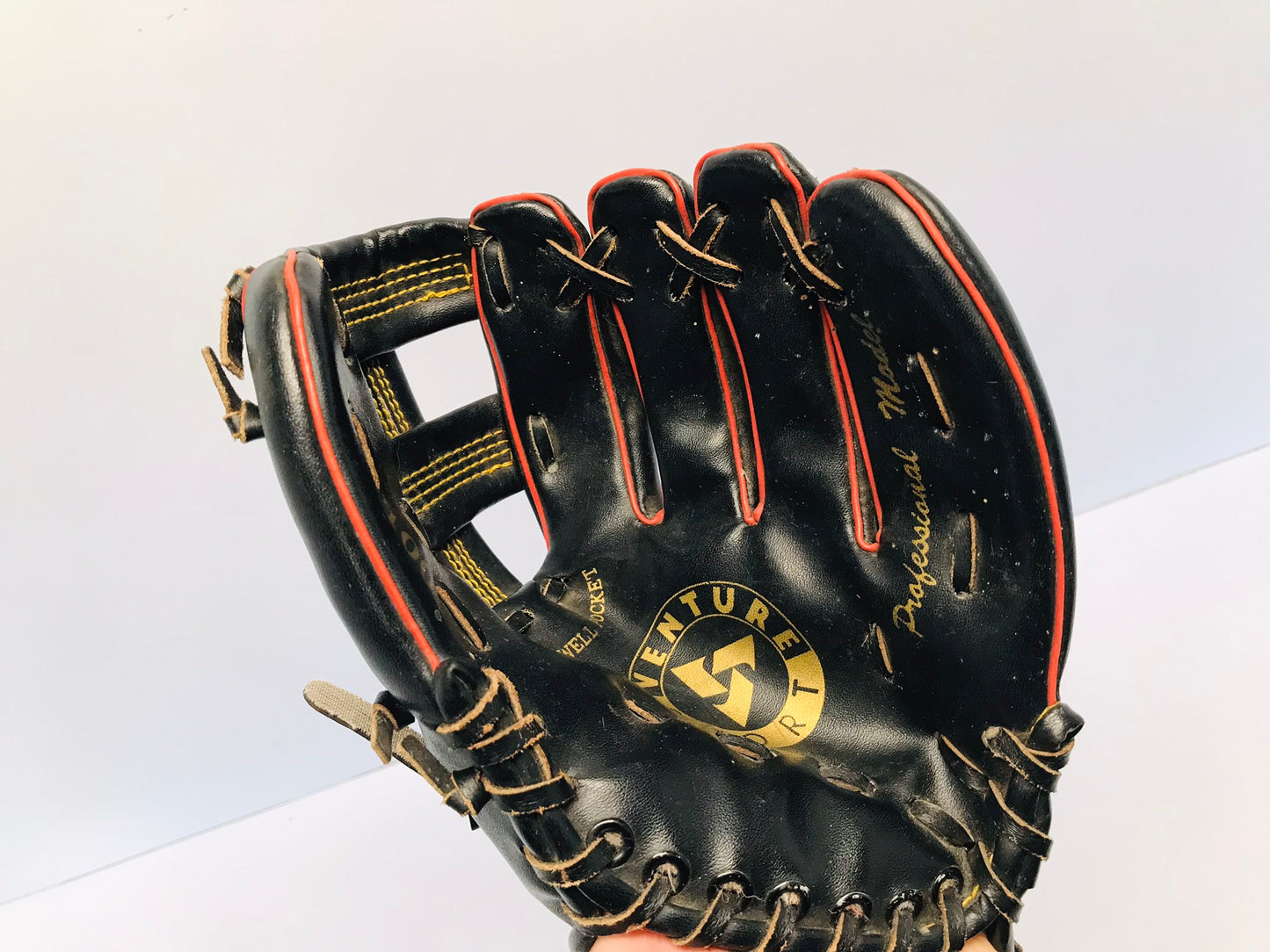 Baseball Glove Child Size 9 inch Black Fits Left Hand