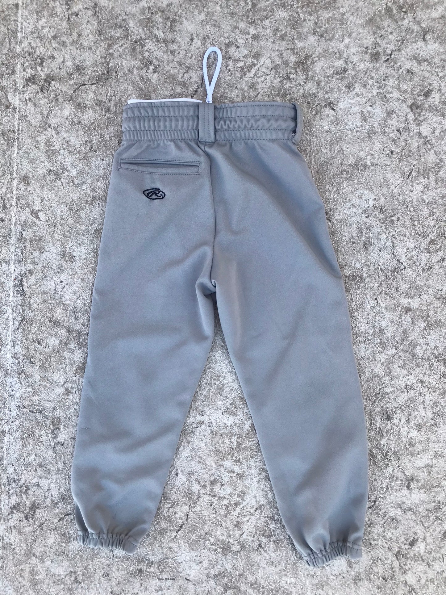 Baseball Pants Child Size 6 Small Rawlings Grey Excellent