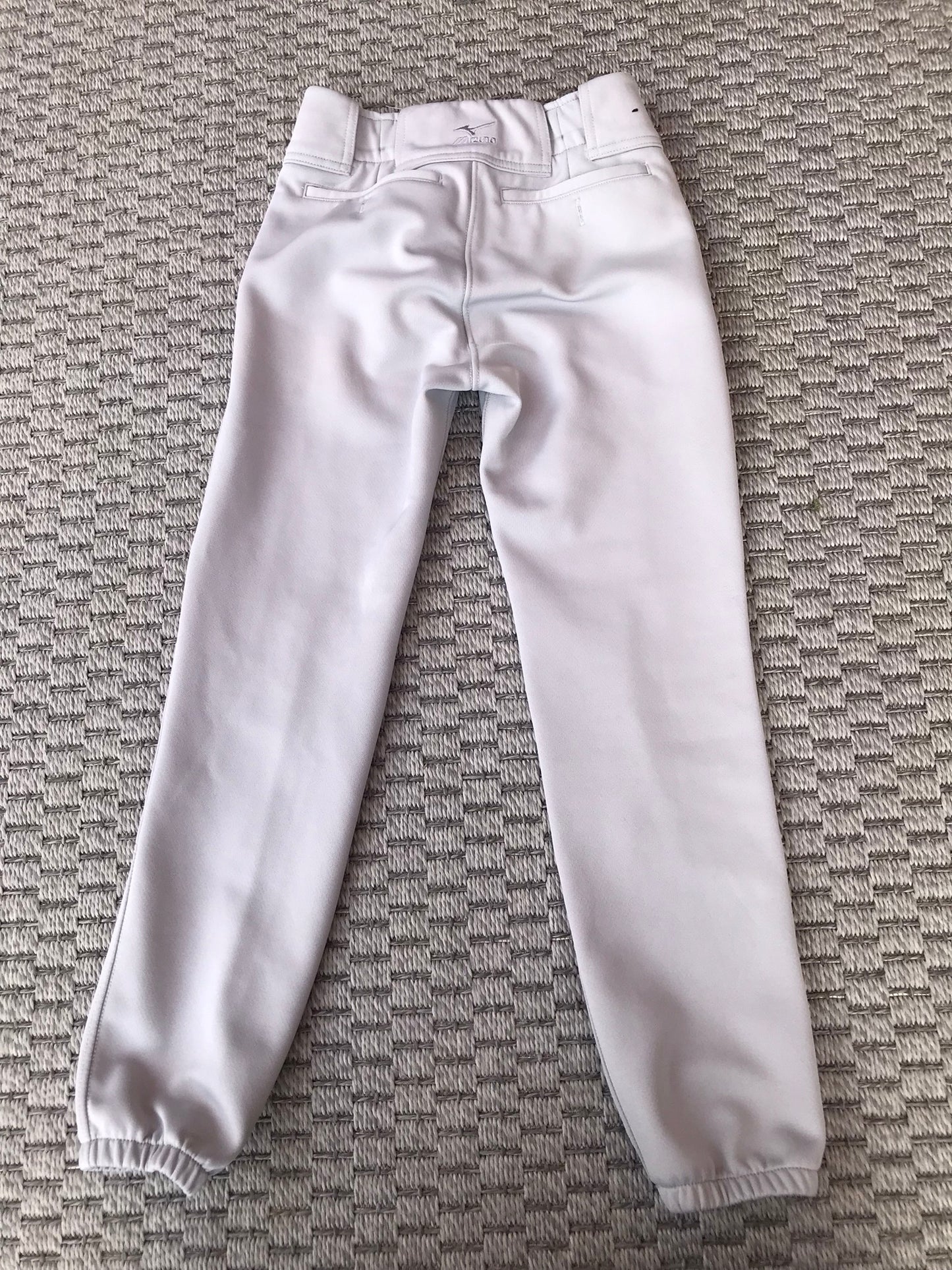 Baseball Pants Child Size Large 10-12 Mizuno Grey Few Small Marks Excellent
