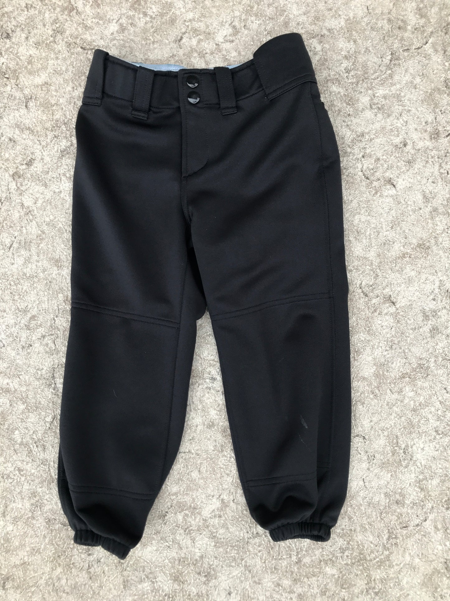 Baseball Pants Child Size Youth Medium Size 8 Mizuno Black Short Like New
