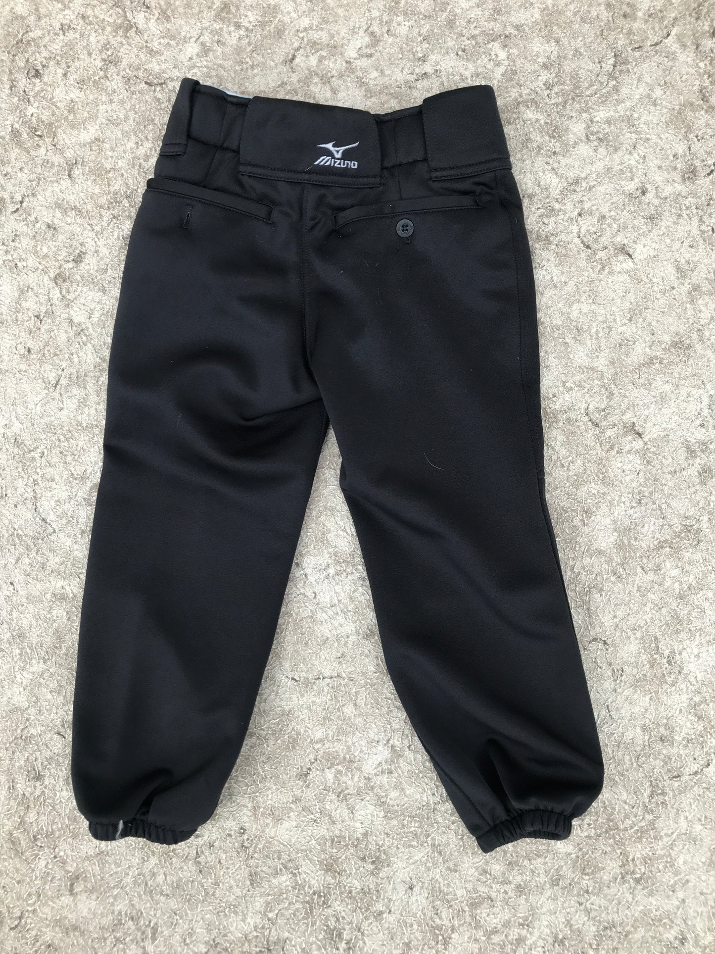 Baseball Pants Child Size Youth Medium Size 8  Mizuno Black Short Like New