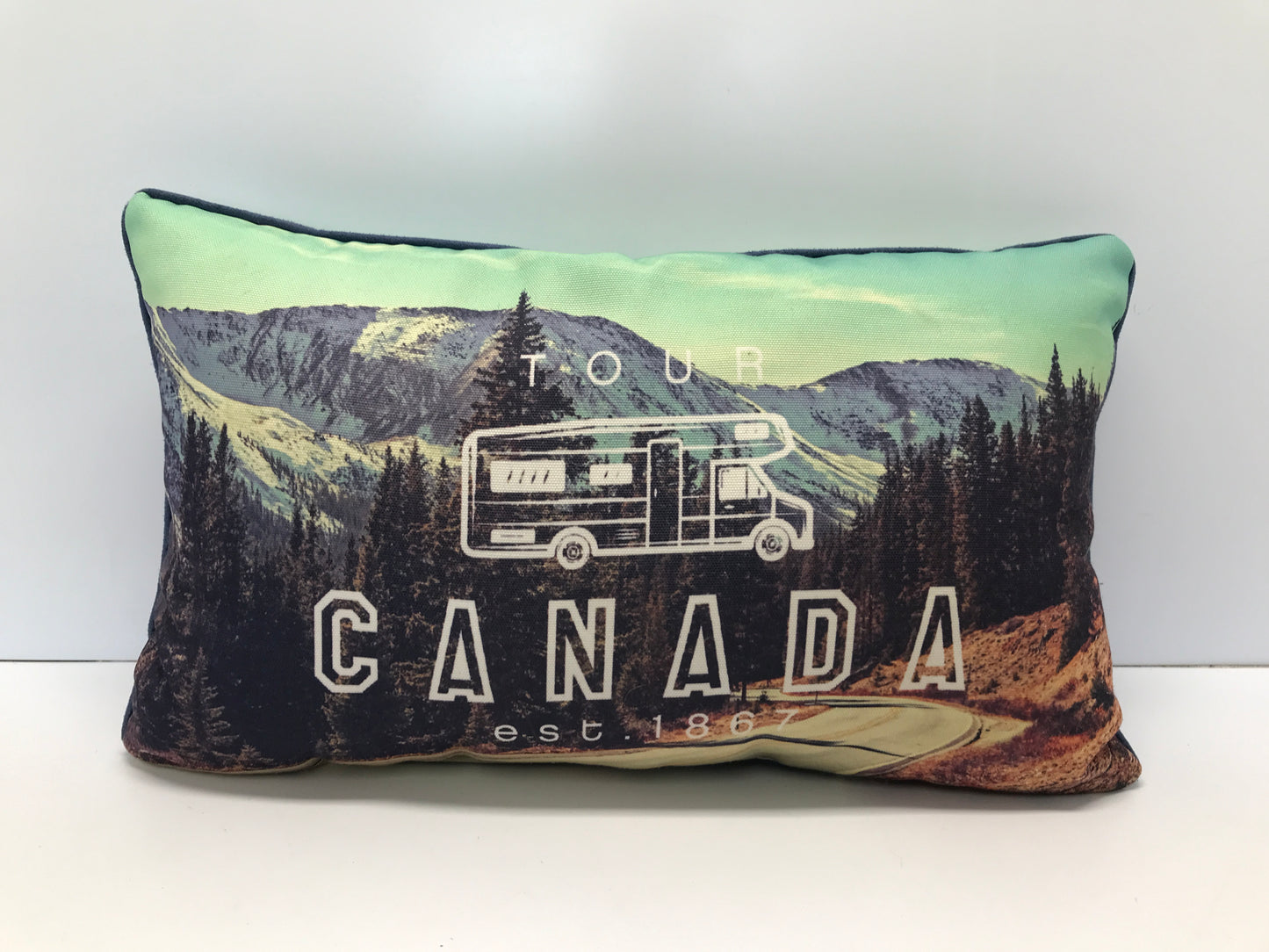 Camping RV Pillow Cushion 19x11 inch Like New