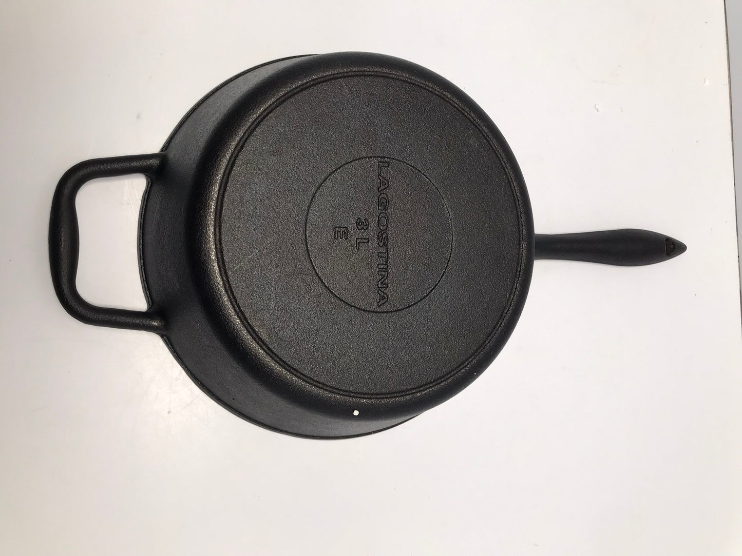 Cast Iron Camping Pot With Lid Lagostina 10 Inch Pot With Lid 2 in 1 Lid Is Also A Frying Pan Pot Is 3lts Excellent