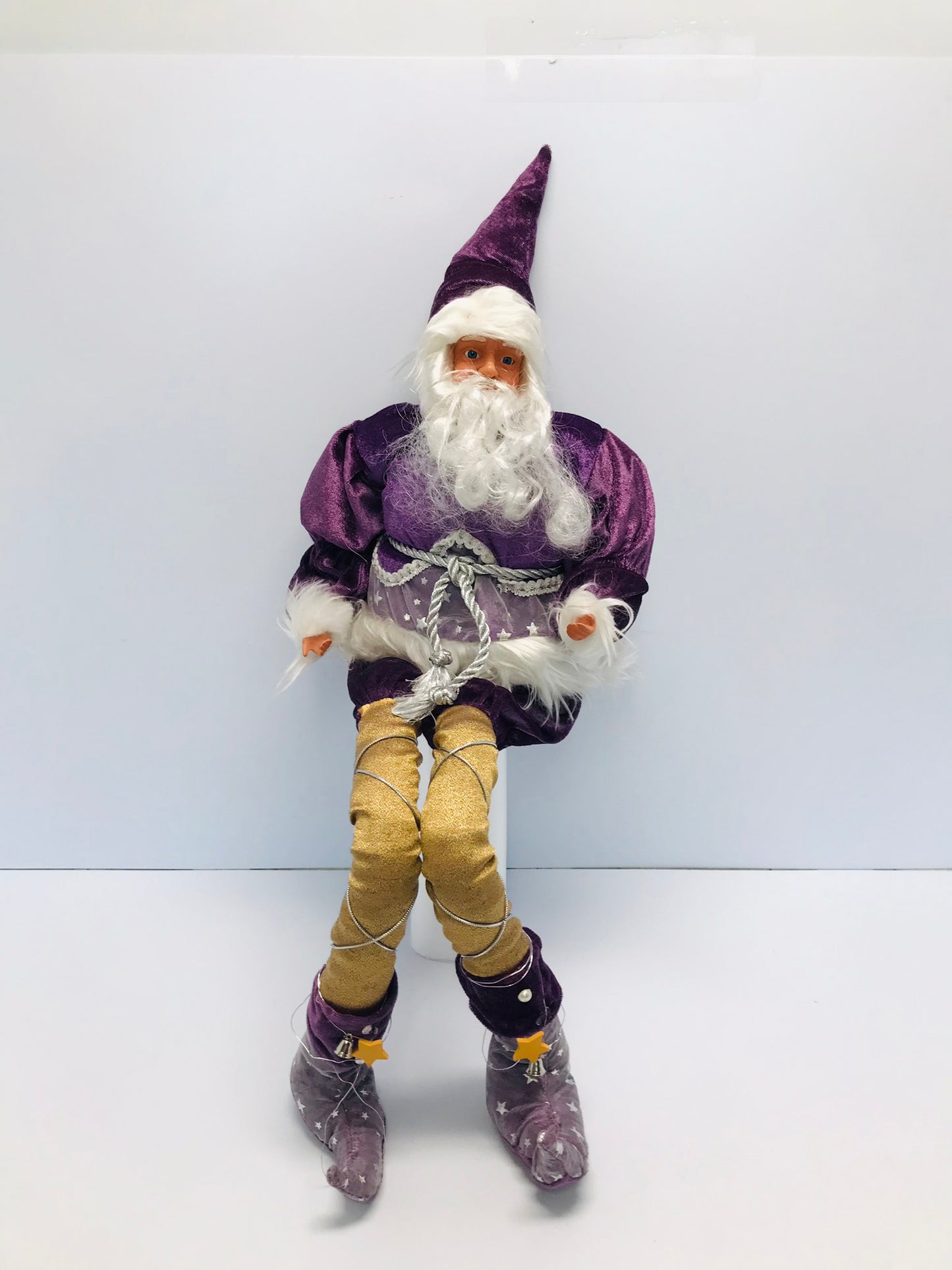 Christmas Father Christmas Santa With Bling 22 Inch Bendable