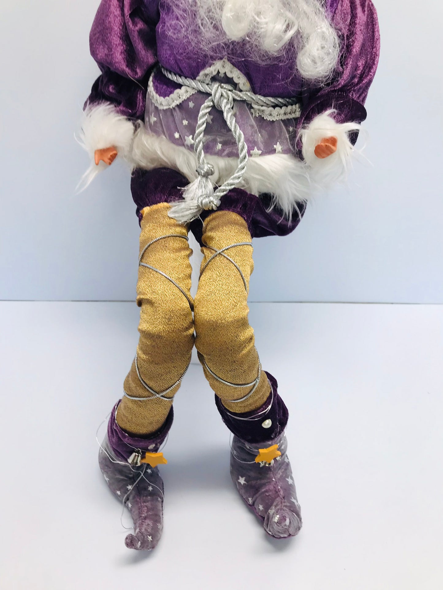 Christmas Father Christmas Santa With Bling 22 Inch Bendable