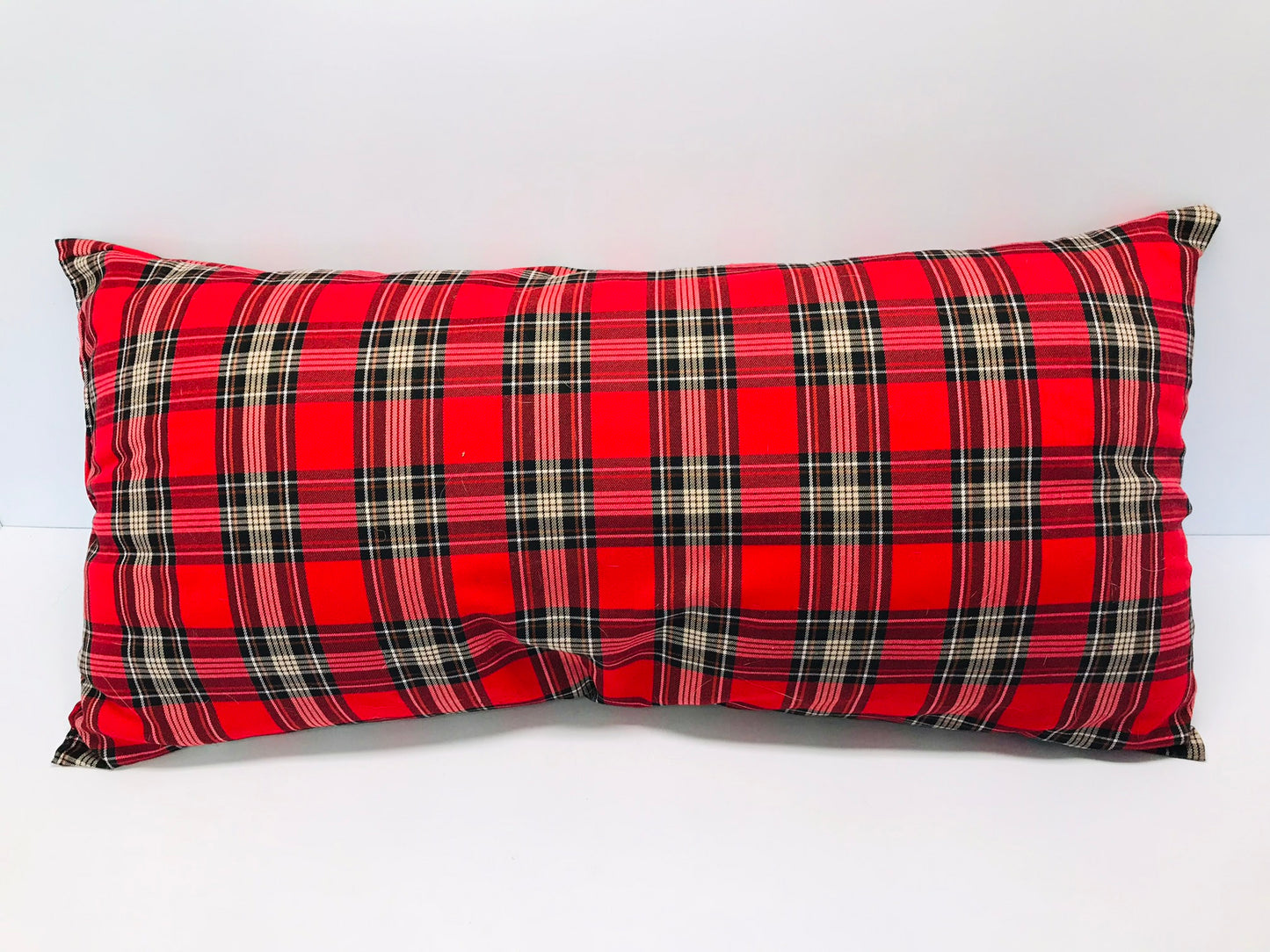 Christmas Tartan Flannel Pillow X-Large 34x40 inches