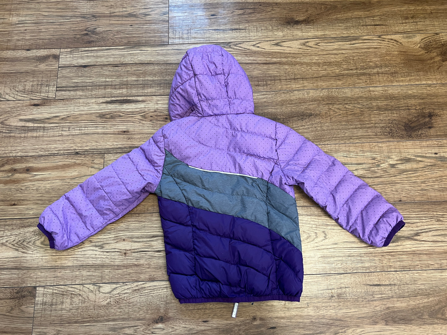 Coat Child Size 4-5 Puffer Paradox Purple Grey