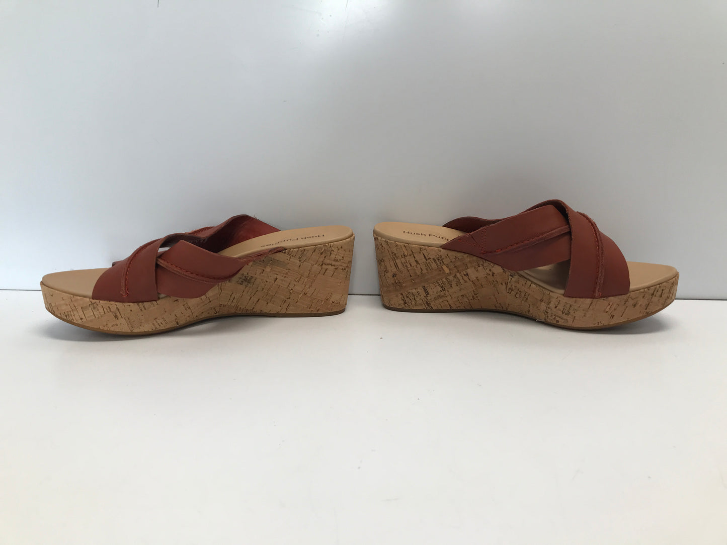 Dress Shoes Summer Sandles Women's Ladies Size 8.5 Hush Puppies Leather New