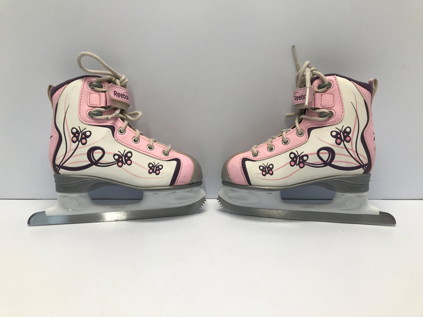 Figure Skates Child Size 12 Reebox Glitter Girl