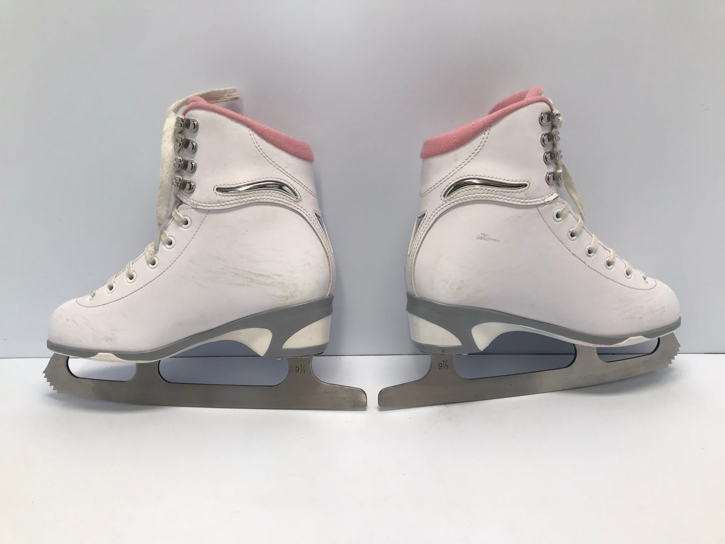 Figure Skates Child Size 5 Youth Jackson Cameo Soft Skate White Pink Like New
