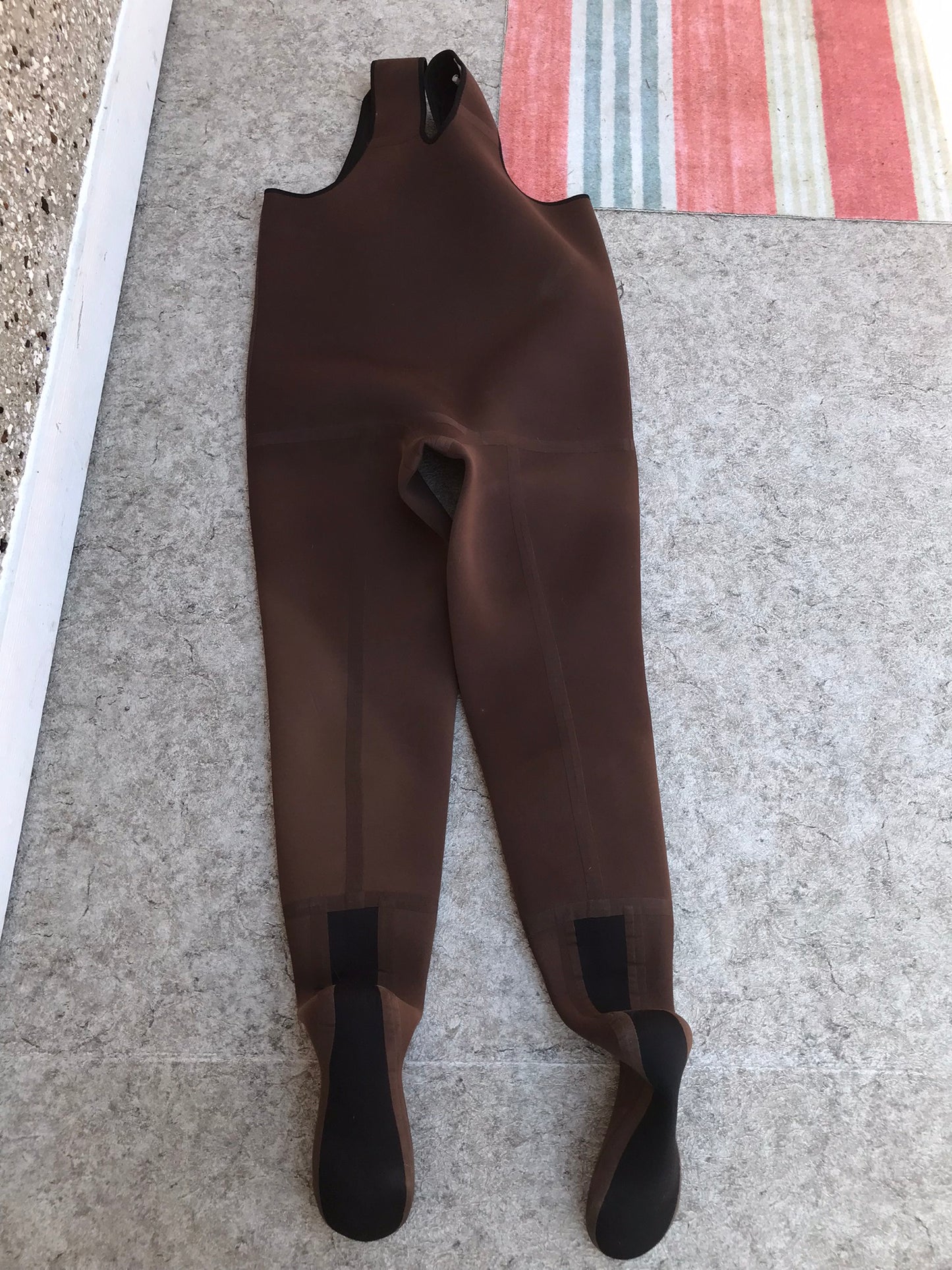 Fishing Adventures Men's Size Large Bare Fishing Waders with Foot Size 11 Stocking Foot Excellent As New