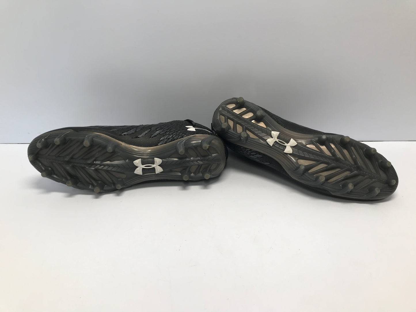 Football Rugby Baseball Soccer Shoes Cleats Men's Size 10 Under Armour Spot Light Black Like New