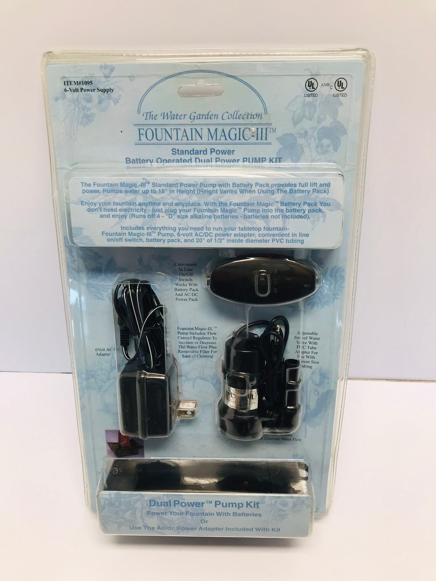 Fountain Magic III Pump Kit The Water Garden Table Top New Sealed Package