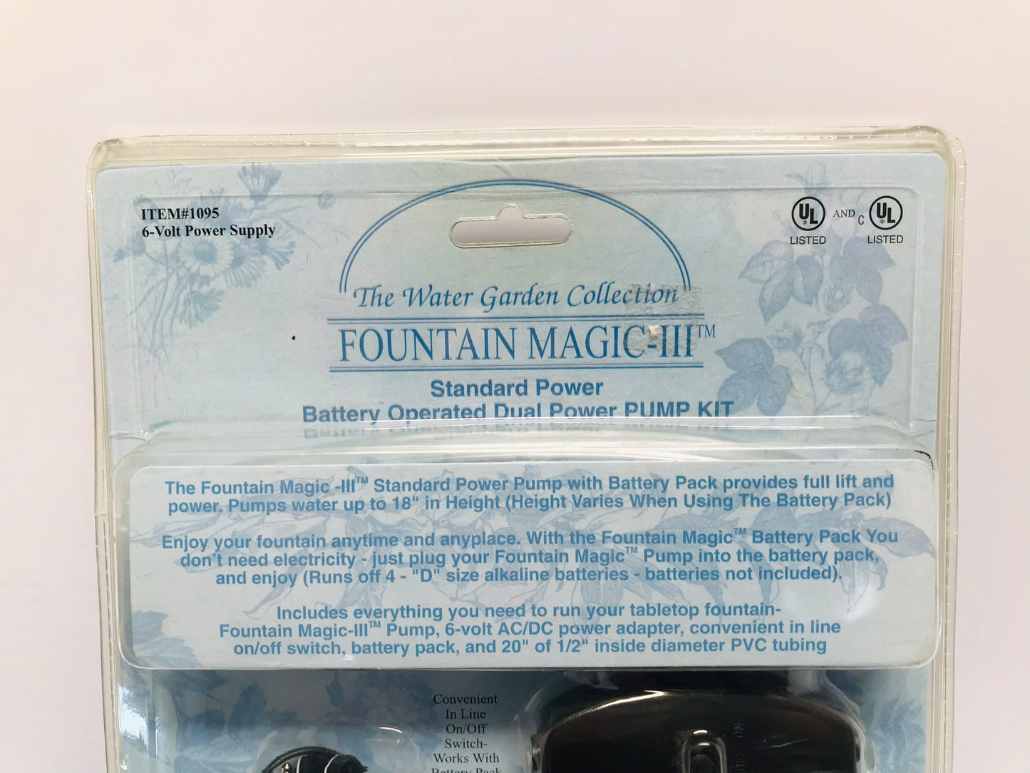 Fountain Magic III Pump Kit The Water Garden Table Top New Sealed Package