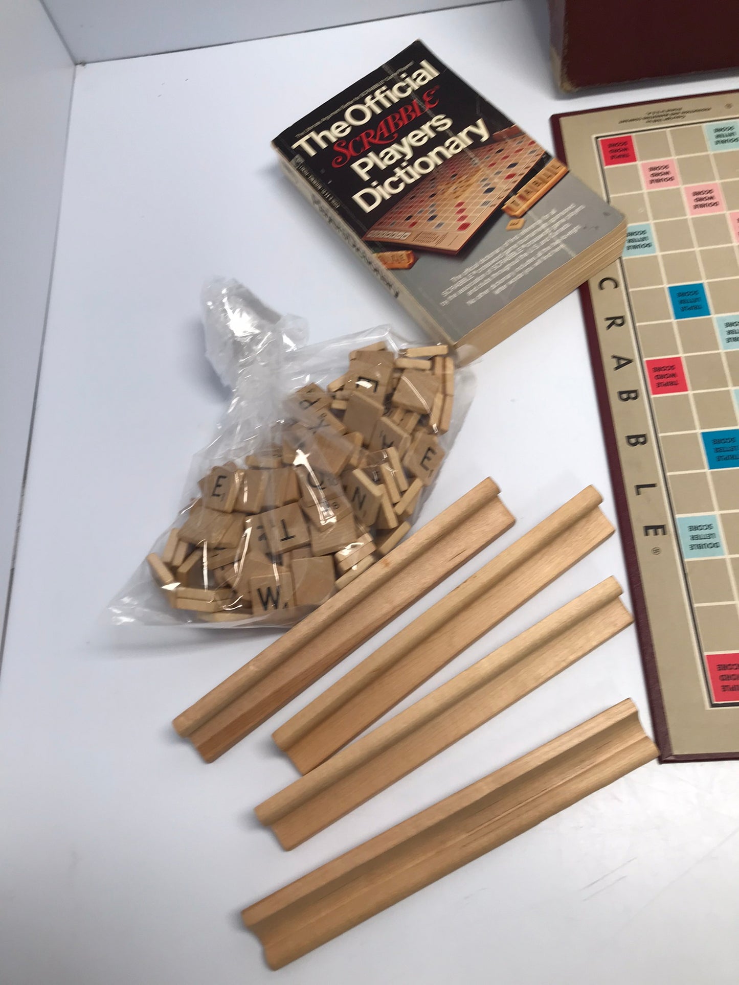 Game 1953 Scrabble Complete Board Game Vintage With Scrabble Dictionary