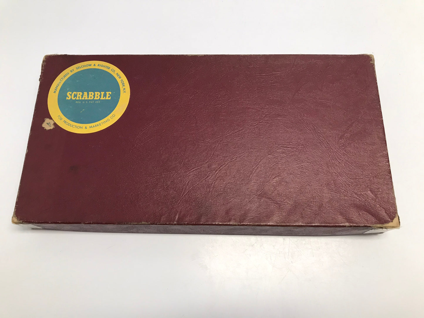 Game 1953 Scrabble Complete Board Game Vintage With Scrabble Dictionary