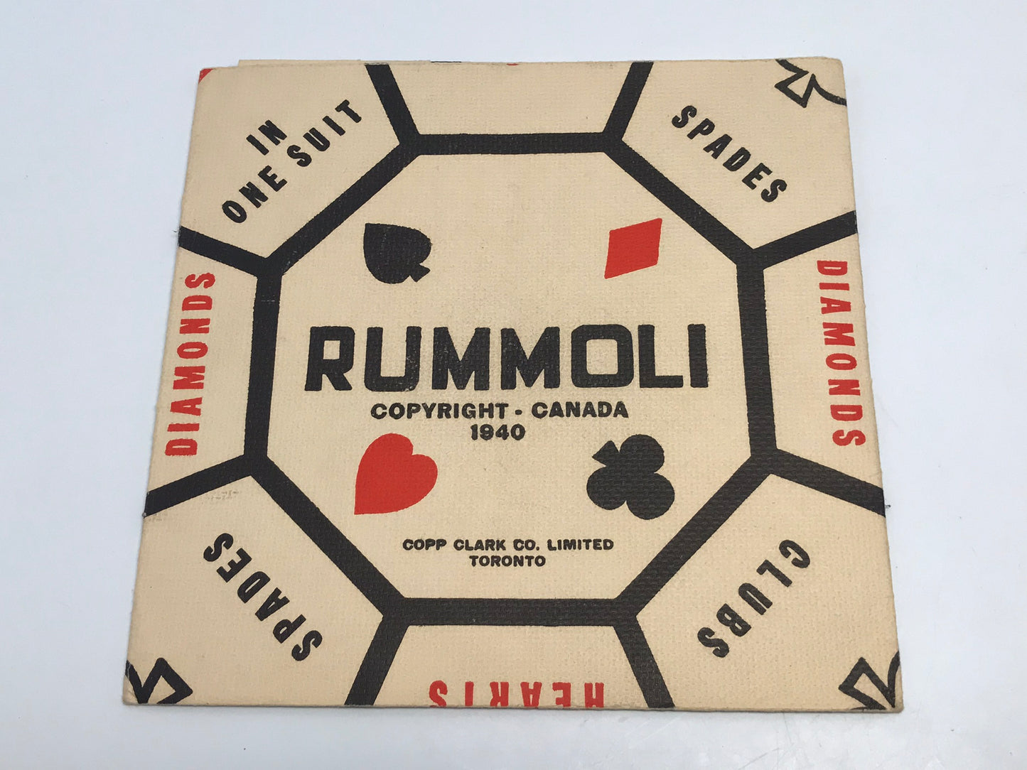 Game Vintage 1960's Rummoli Game