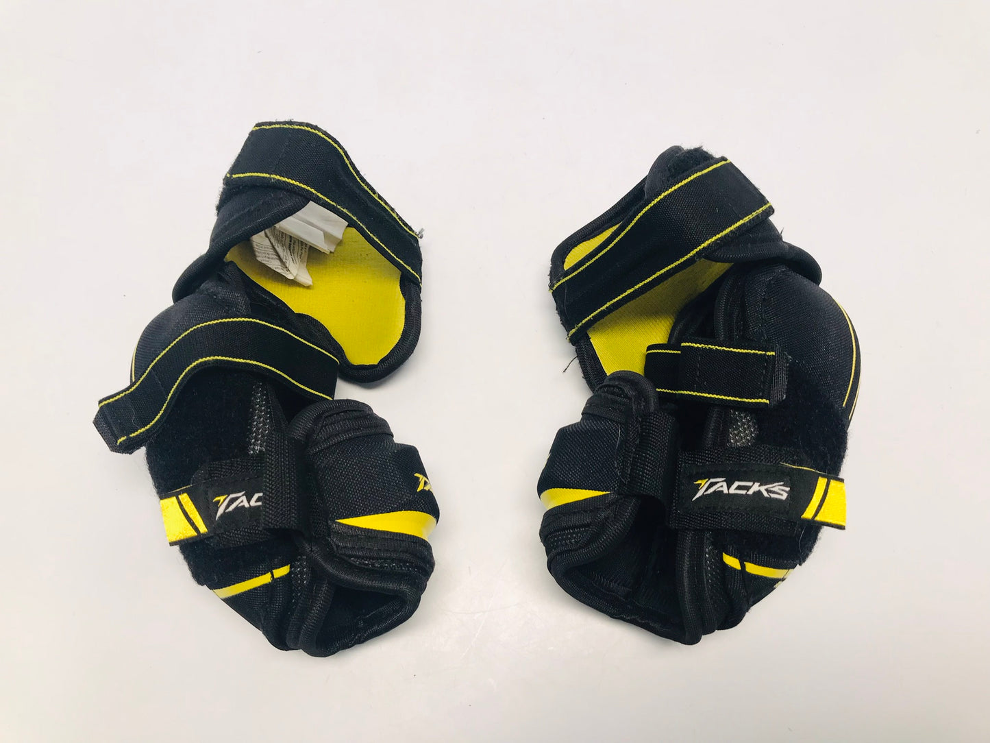 Hockey Elbow Pads Child Size Junior Small CCM Tacks Black Yellow Like New