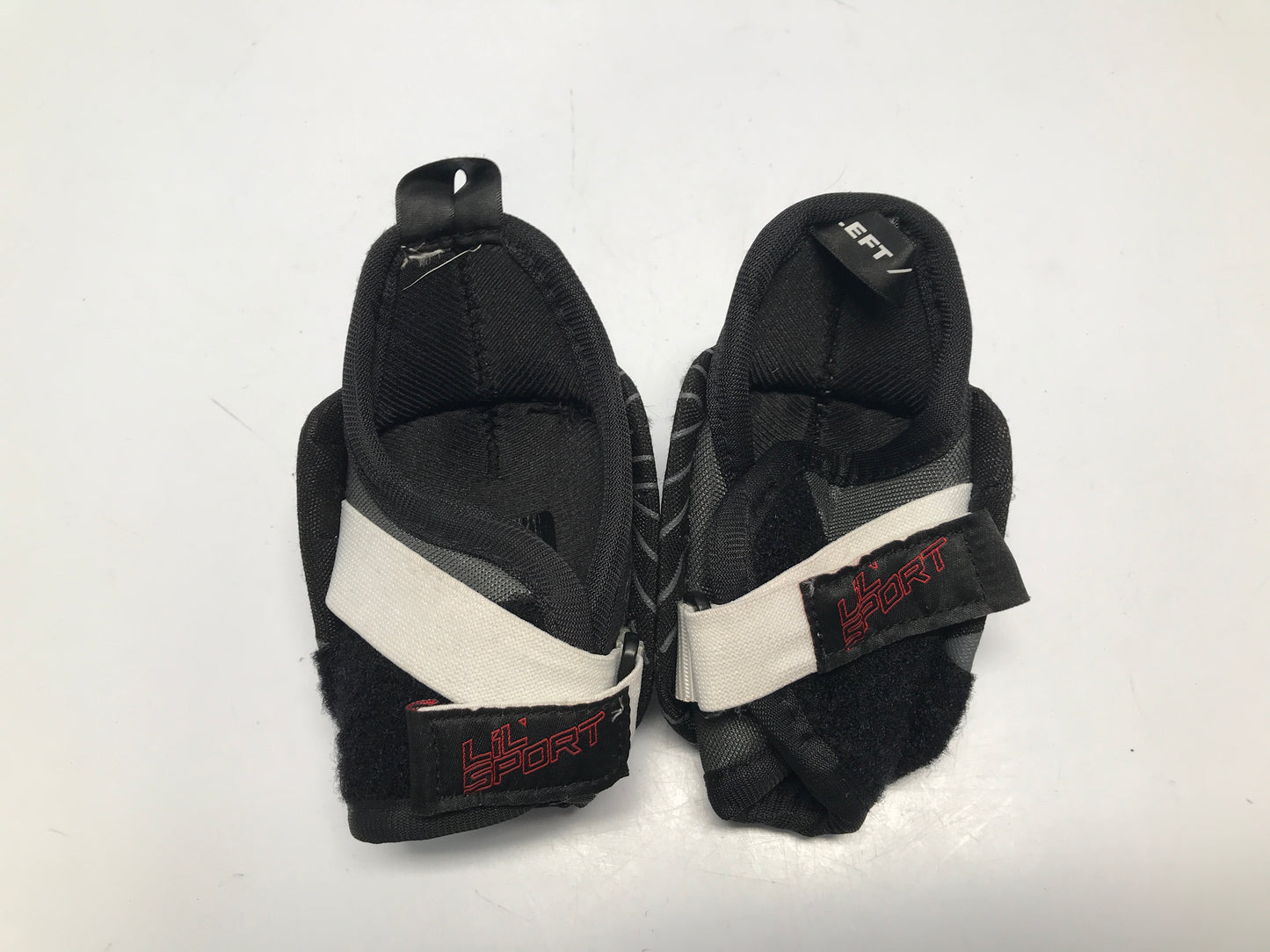 Hockey Elbow Pads Child Youth Size Medium Age 5-6 Bauer Sport Black Red Like New