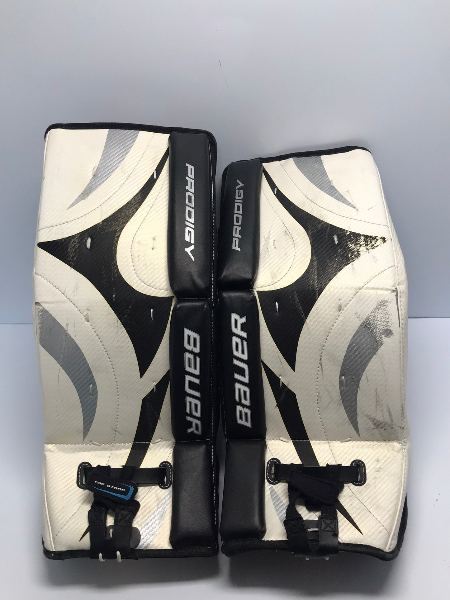 Hockey Goalie Shin Pads Youth Size 24 Inchs Bauer Prodigy