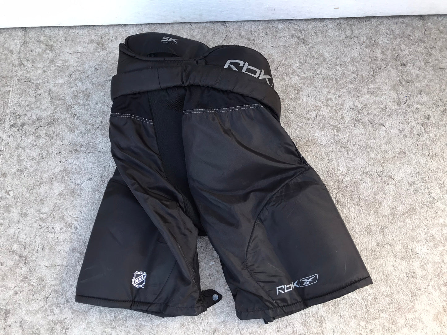 Hockey Pants Men's Size Large Reebok Black Grey Excellent
