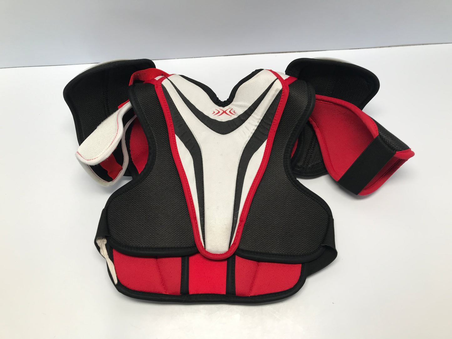Hockey Shoulder Chest Pad Child Size Junior Medium Bauer Vapor X.20 Red Black