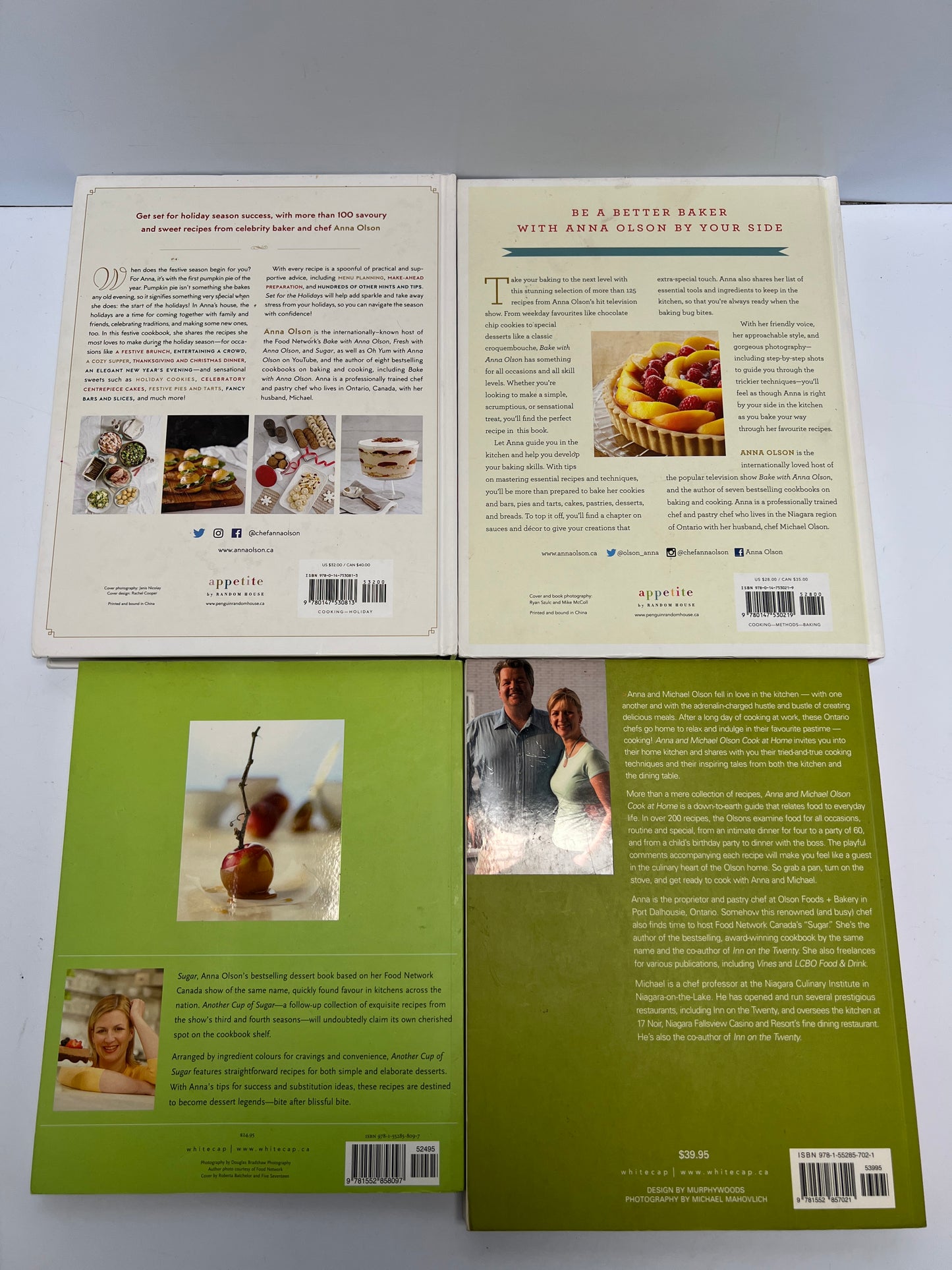 Home Cook Books Anna Olson Large Hardcovered Collection Like New